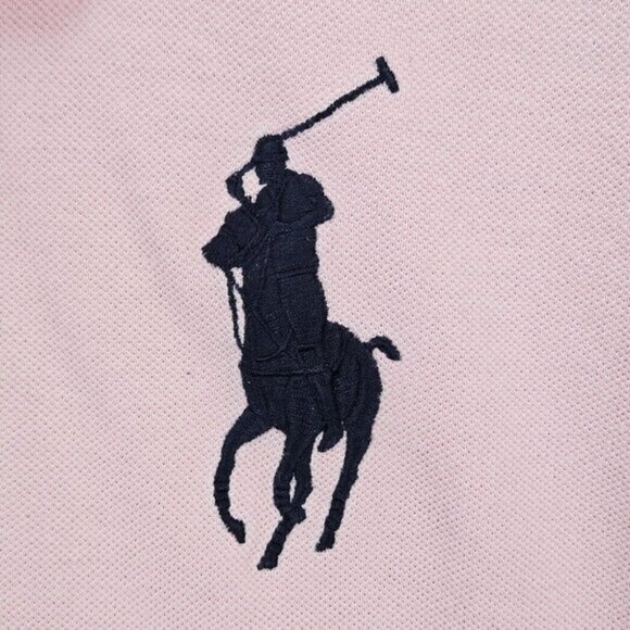 Polo Ralph Lauren Pink Golf Shirt Classic Fit Big Pony Logo Teen Size XL (18-20) - Picture 7 of 10
